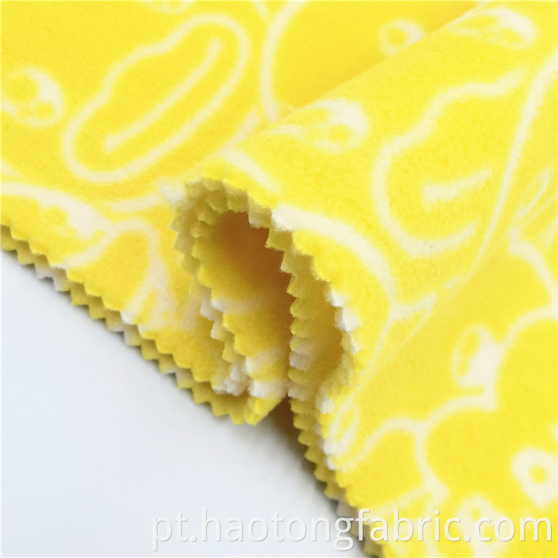 Polyester Printed Fleece Fabrics